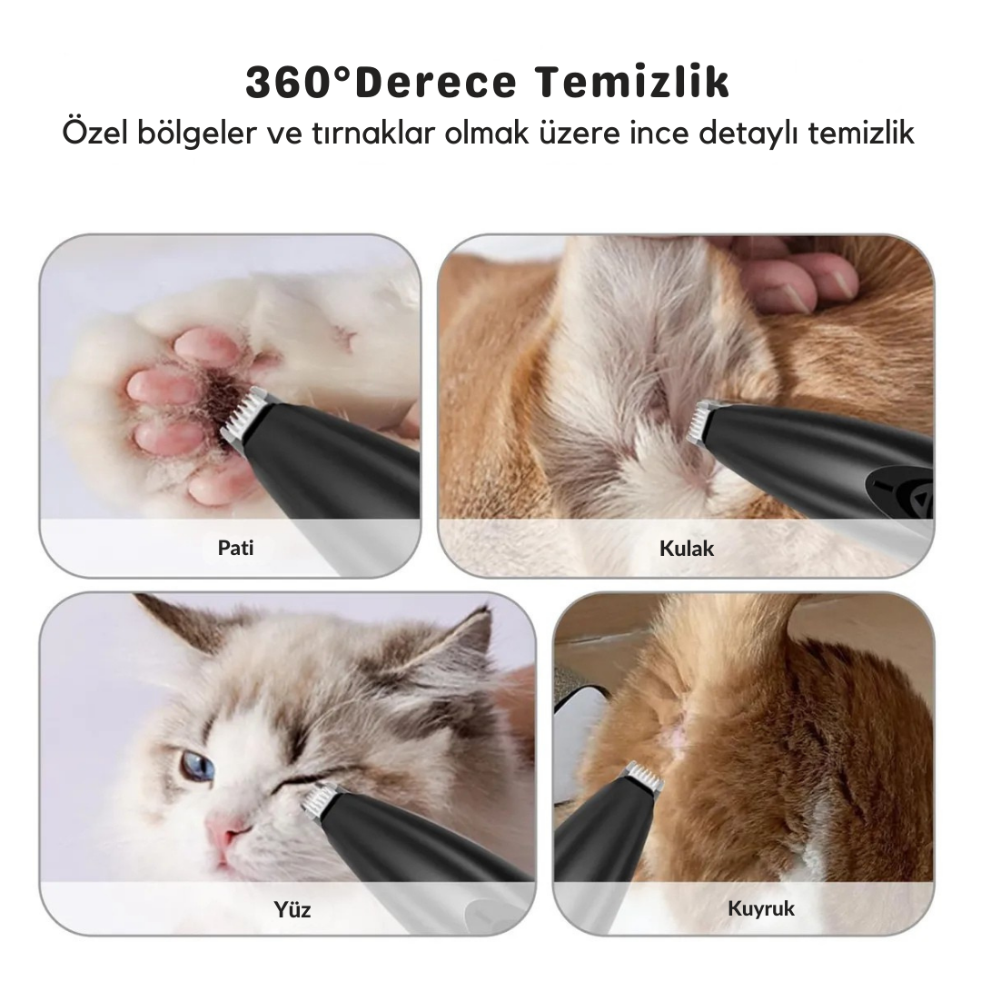 PatiliHarikalar Clipper-Kedi/köpekler İçin Profesyonel Tıraş Makinesi