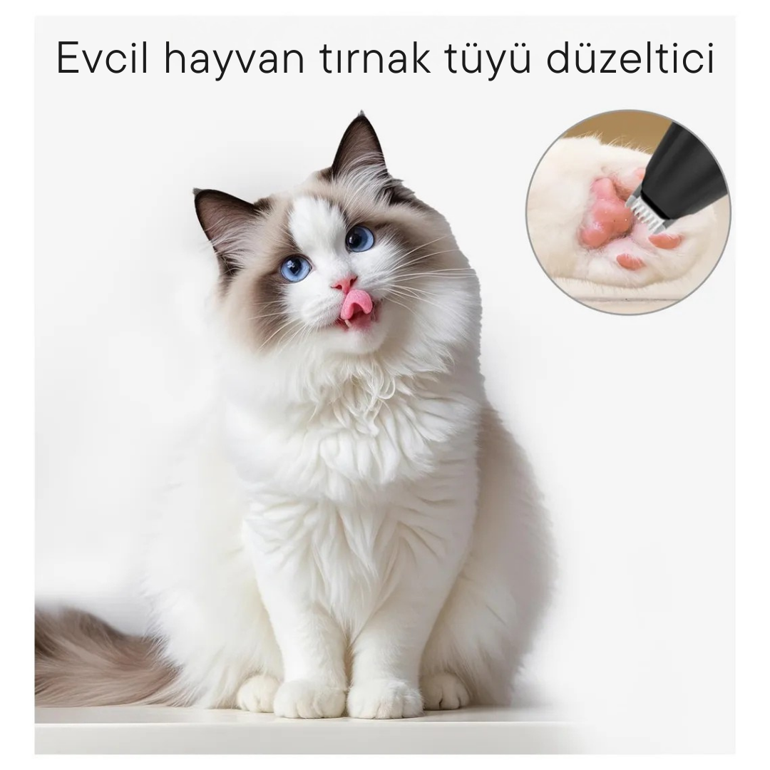 PatiliHarikalar Clipper-Kedi/köpekler İçin Profesyonel Tıraş Makinesi