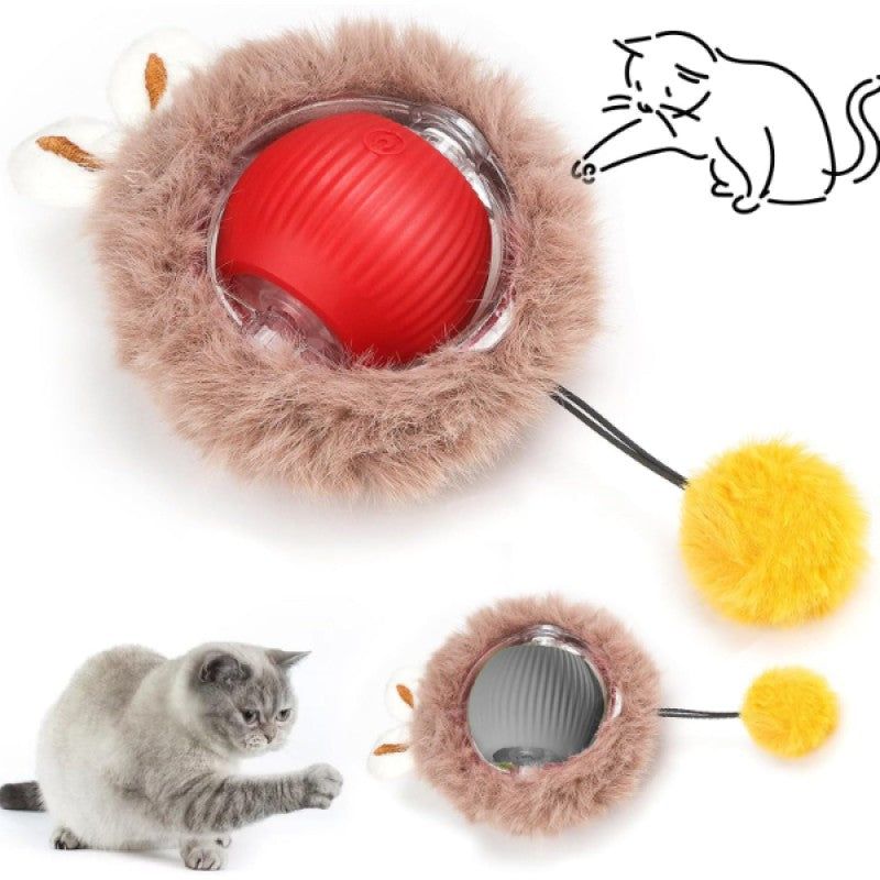 PatiliHarikalar PurrBall – Şarjlı Otomatik Hareketli Kedi Oyuncağı