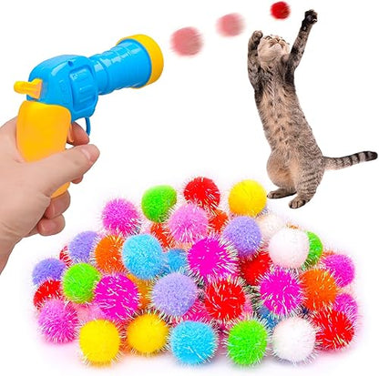 PatiliHarikalar Peluş Top Atan İnteraktif Kedi Oyuncağı