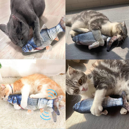 PatiliHarikalar Hareketli Balık Kedi Oyuncağı Şarjlı