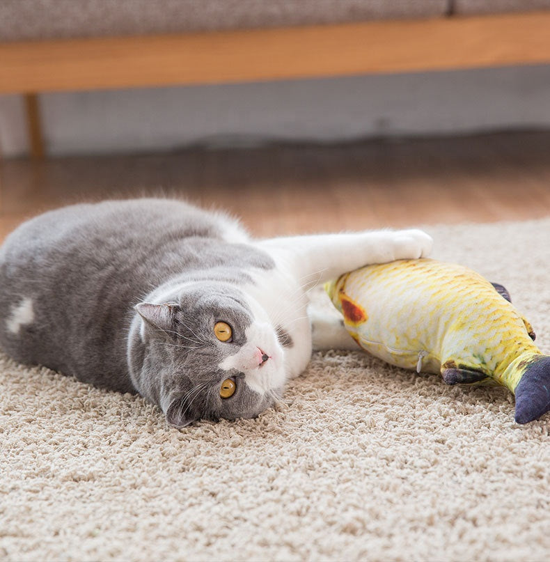 PatiliHarikalar Hareketli Balık Kedi Oyuncağı Şarjlı
