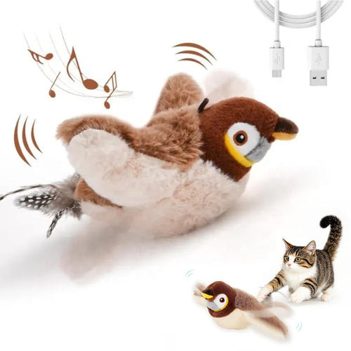 PatiliHarikalar Çırpınan Kuş Kedi Eğlence Oyuncağı