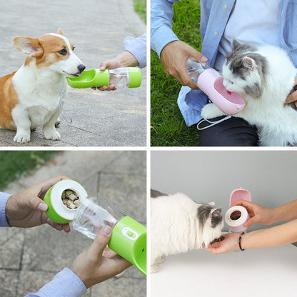 PatiliHarikalar Taşınabilir Kedi & Köpek Mama Kabı ve Suluğu