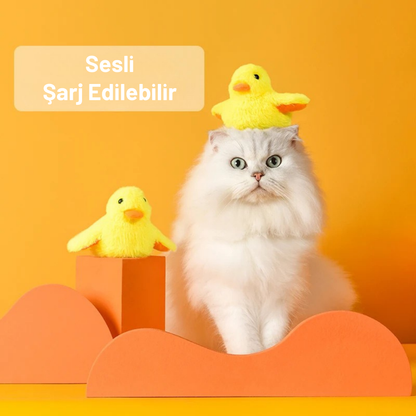 PatiliHarikalar Catnip’li İnteraktif Şarjlı Ördek Oyuncağı
