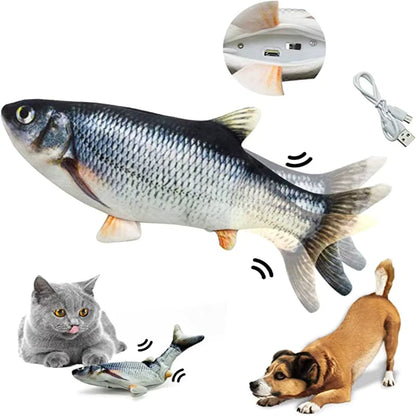 PatiliHarikalar Hareketli Balık Kedi Oyuncağı Şarjlı