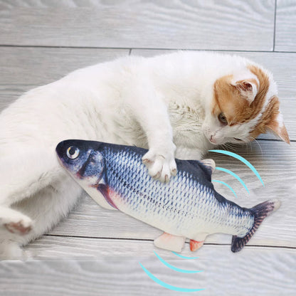 PatiliHarikalar Hareketli Balık Kedi Oyuncağı Şarjlı