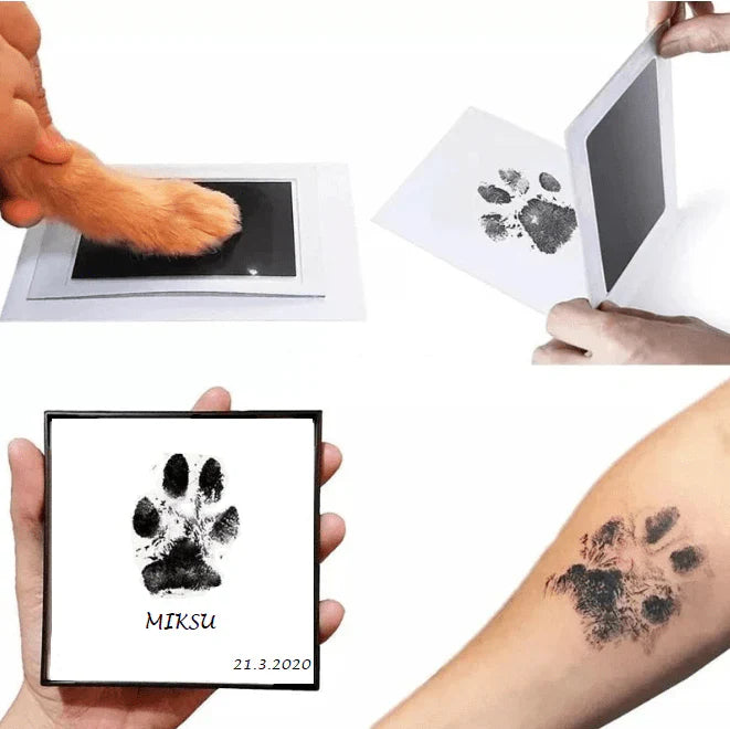 PatiliHarikalar Kedi Köpek Pati İzi Fotoğraf Çerçevesi Seti
