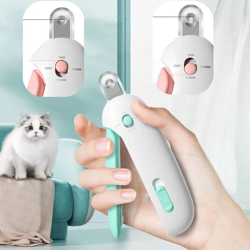 Törpülü Hazneli Ayarlanabilir Kedi Köpek Tırnak Makası