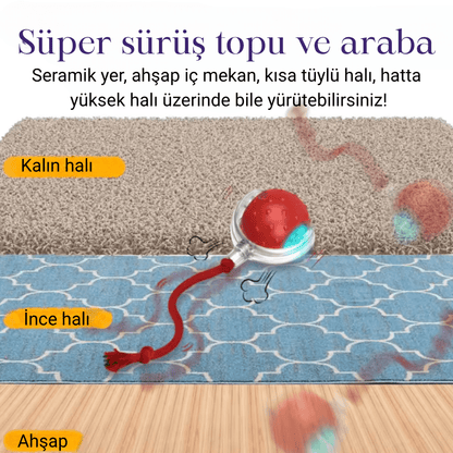 PatiliHarikalar Işıklı Otomatik Hareket Eden Top