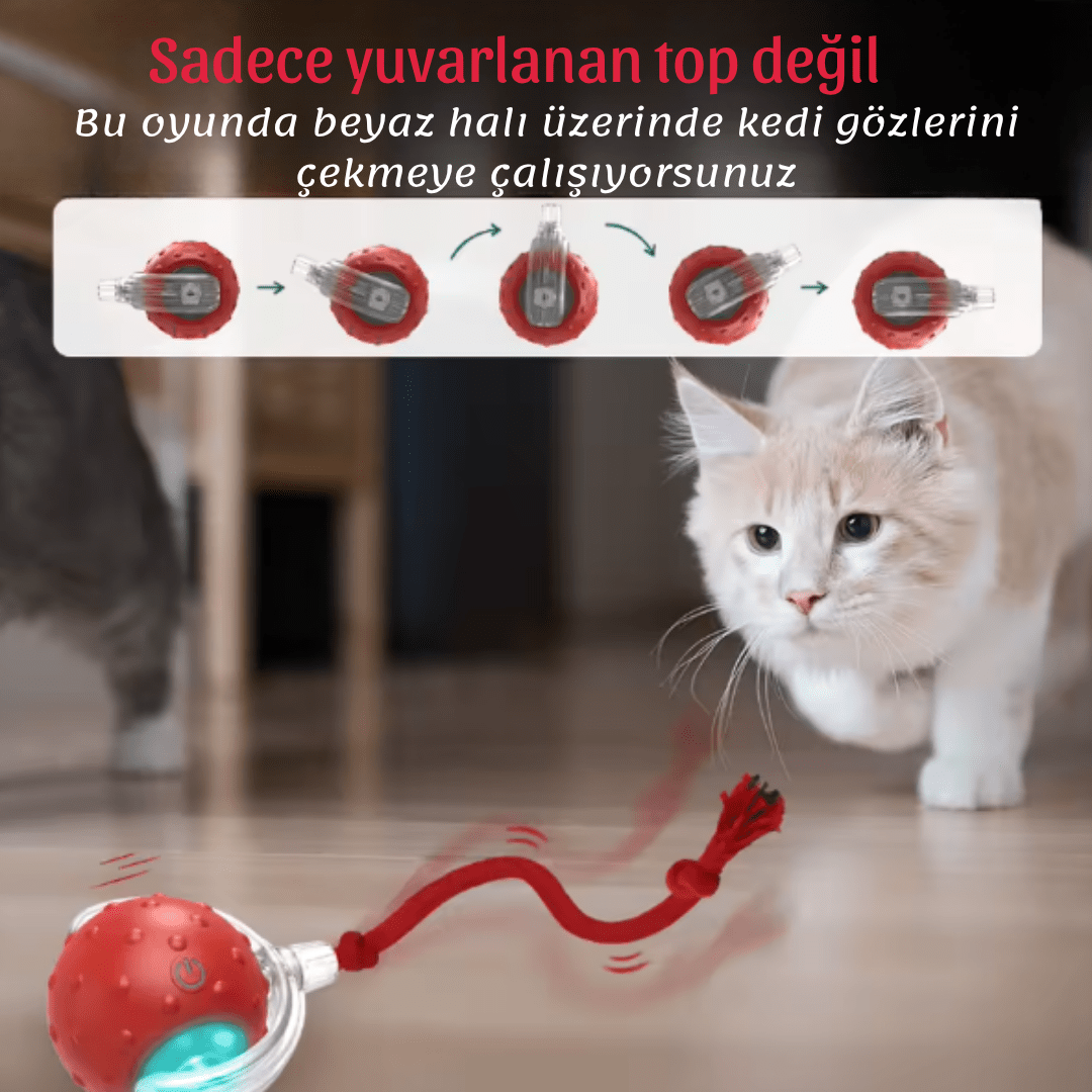 PatiliHarikalar Işıklı Otomatik Hareket Eden Top