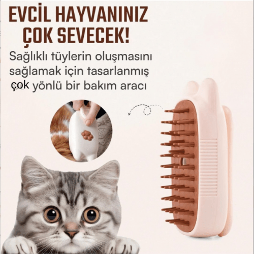 PatiliHarikalar Sağlıklı Tüyler İçin Masaj Etkili Bakım Fırçası